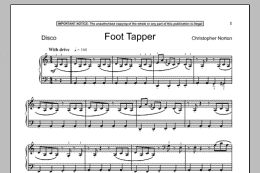 page one of Foot Tapper (Piano Solo)