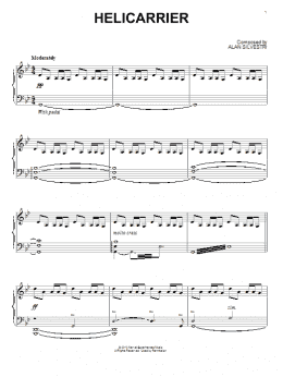 page one of Helicarrier (from The Avengers) (Piano Solo)