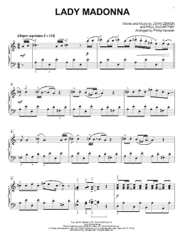 page one of Lady Madonna [Classical version] (arr. Phillip Keveren) (Piano Solo)