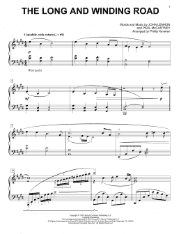 page one of The Long And Winding Road [Classical version] (arr. Phillip Keveren) (Piano Solo)