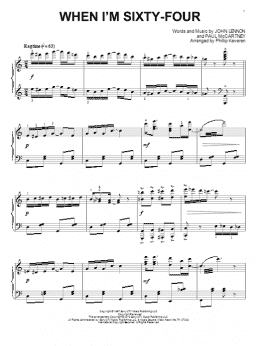 page one of When I'm Sixty-Four [Classical version] (arr. Phillip Keveren) (Piano Solo)