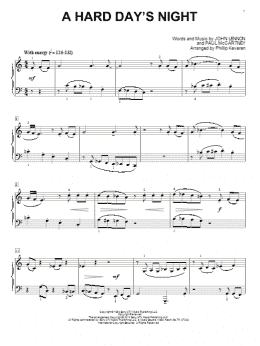 page one of A Hard Day's Night [Classical version] (arr. Phillip Keveren) (Piano Solo)