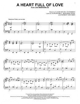 page one of A Heart Full Of Love (Piano Solo)