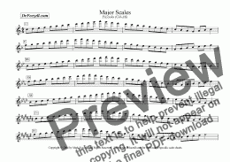 page one of Major/Minor Scales: Piccolo/Flute/Alto Flute MULTIPACK