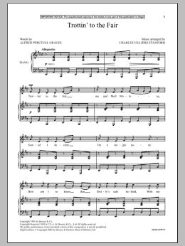 page one of Trottin' To The Fair (Piano & Vocal)