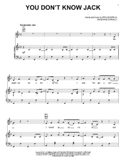 page one of You Don't Know Jack (Piano, Vocal & Guitar Chords (Right-Hand Melody))