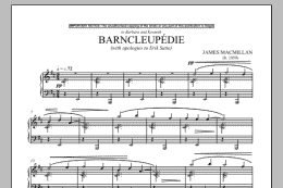 page one of Barncleupedie (With Apologies To Erik Satie) (Piano Solo)