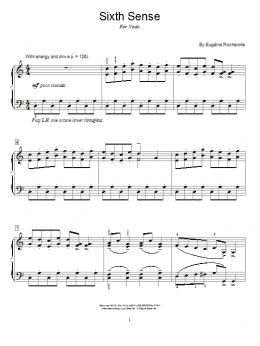 page one of Sixth Sense (Educational Piano)
