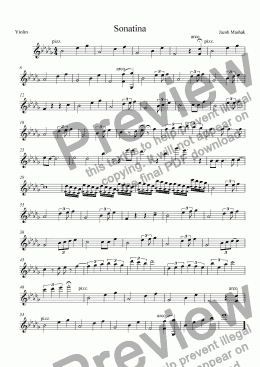 page one of Petite Sonatinas De Noel Pour Mes Amis - Violin