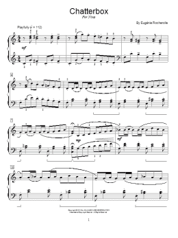 page one of Chatterbox (Educational Piano)