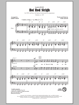 page one of Hot Rod Sleigh (TTBB Choir)
