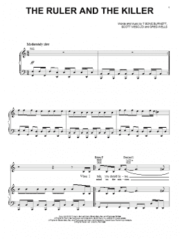 page one of The Ruler And The Killer (Piano, Vocal & Guitar Chords (Right-Hand Melody))