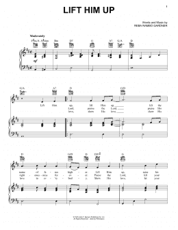 page one of Lift Him Up (Easy Piano)