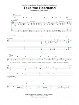 page one of Take The Heartland (Guitar Tab)