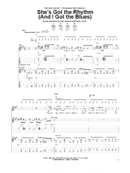 page one of She's Got The Rhythm (And I Got The Blues) (Guitar Tab)