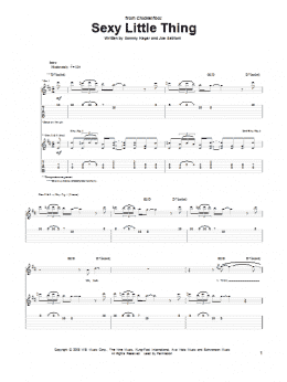 page one of Sexy Little Thing (Guitar Tab)