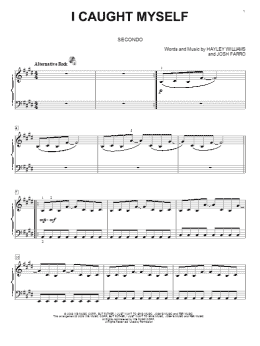 page one of I Caught Myself (Piano Duet)