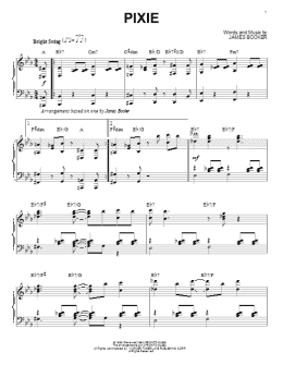page one of Pixie (arr. Brent Edstrom) (Piano Solo)