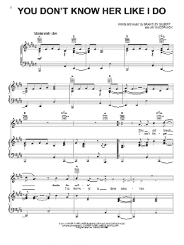 page one of You Don't Know Her Like I Do (Piano, Vocal & Guitar Chords (Right-Hand Melody))