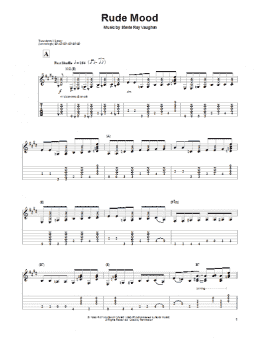 page one of Rude Mood (Guitar Tab (Single Guitar))