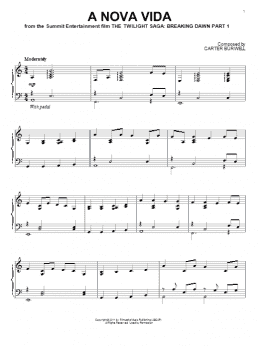 page one of A Nova Vida (Piano Solo)
