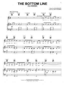 page one of The Bottom Line (Piano, Vocal & Guitar Chords (Right-Hand Melody))
