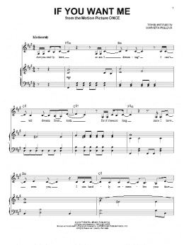 page one of If You Want Me (Piano & Vocal)