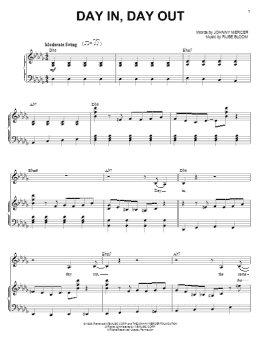 page one of Day In, Day Out (Piano & Vocal)
