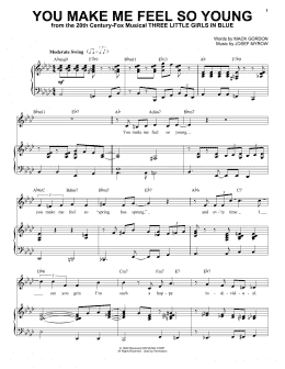page one of You Make Me Feel So Young (Piano & Vocal)