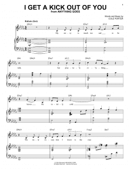 page one of I Get A Kick Out Of You (Piano & Vocal)