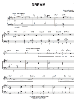 page one of Dream (Piano & Vocal)
