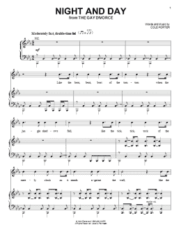 page one of Night And Day (Piano, Vocal & Guitar Chords (Right-Hand Melody))