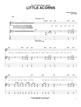 page one of Little Acorns (Guitar Tab)