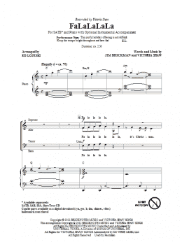 page one of FaLaLaLaLa (SATB Choir)