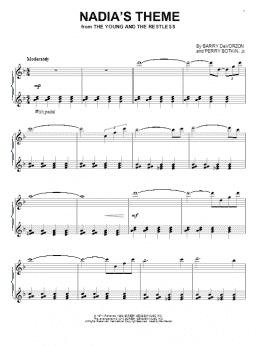 page one of Nadia's Theme (Piano Solo)