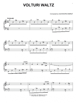 page one of Volturi Waltz (from The Twilight Saga: New Moon) (Piano Solo)