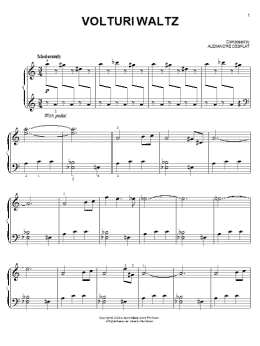 page one of Volturi Waltz (from The Twilight Saga: New Moon) (Easy Piano)