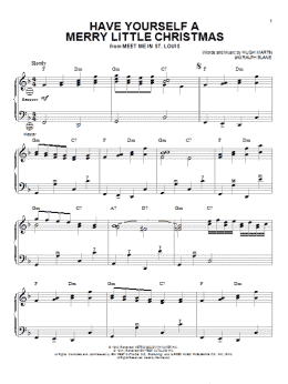 page one of Have Yourself A Merry Little Christmas (Accordion)