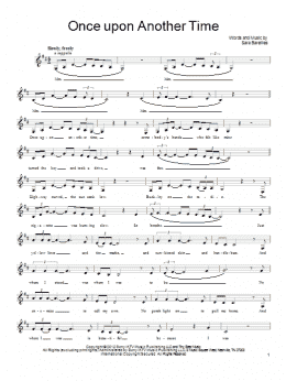 page one of Once Upon Another Time (Piano, Vocal & Guitar Chords (Right-Hand Melody))