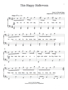 page one of This Happy Halloween (Educational Piano)