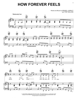 page one of How Forever Feels (Piano, Vocal & Guitar Chords (Right-Hand Melody))