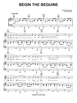 page one of Begin The Beguine (Piano & Vocal)