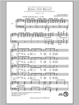 page one of Ring The Bells! (SATB Choir)