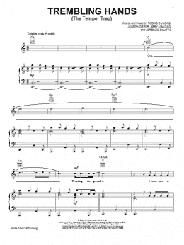 page one of Trembling Hands (Piano, Vocal & Guitar Chords (Right-Hand Melody))