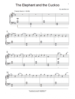 page one of The Elephant And The Cuckoo (Educational Piano)