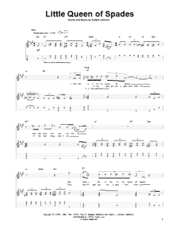 page one of Little Queen Of Spades (Ukulele)