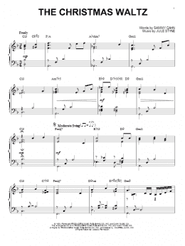 page one of The Christmas Waltz [Jazz version] (arr. Brent Edstrom) (Piano Solo)