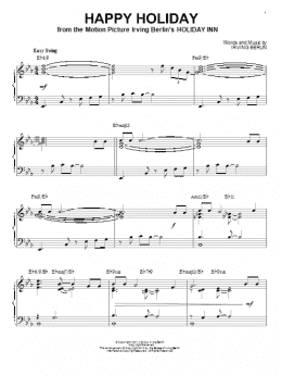 page one of Happy Holiday [Jazz version] (arr. Brent Edstrom) (Piano Solo)