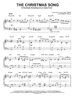 page one of The Christmas Song (Chestnuts Roasting On An Open Fire) [Jazz version] (arr. Brent Edstrom) (Piano Solo)