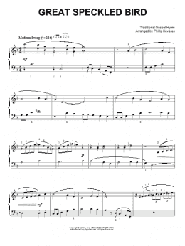 page one of Great Speckled Bird (arr. Phillip Keveren) (Piano Solo)